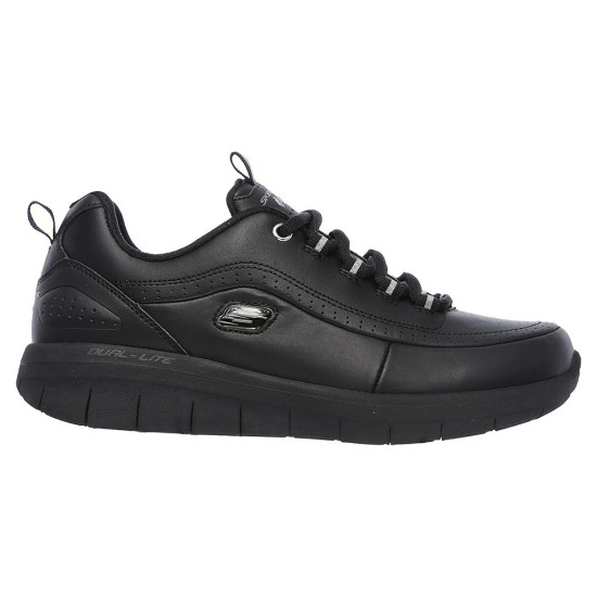 Skechers Classic Leather Lace-Up W/ Glimmer & Air-Cooled